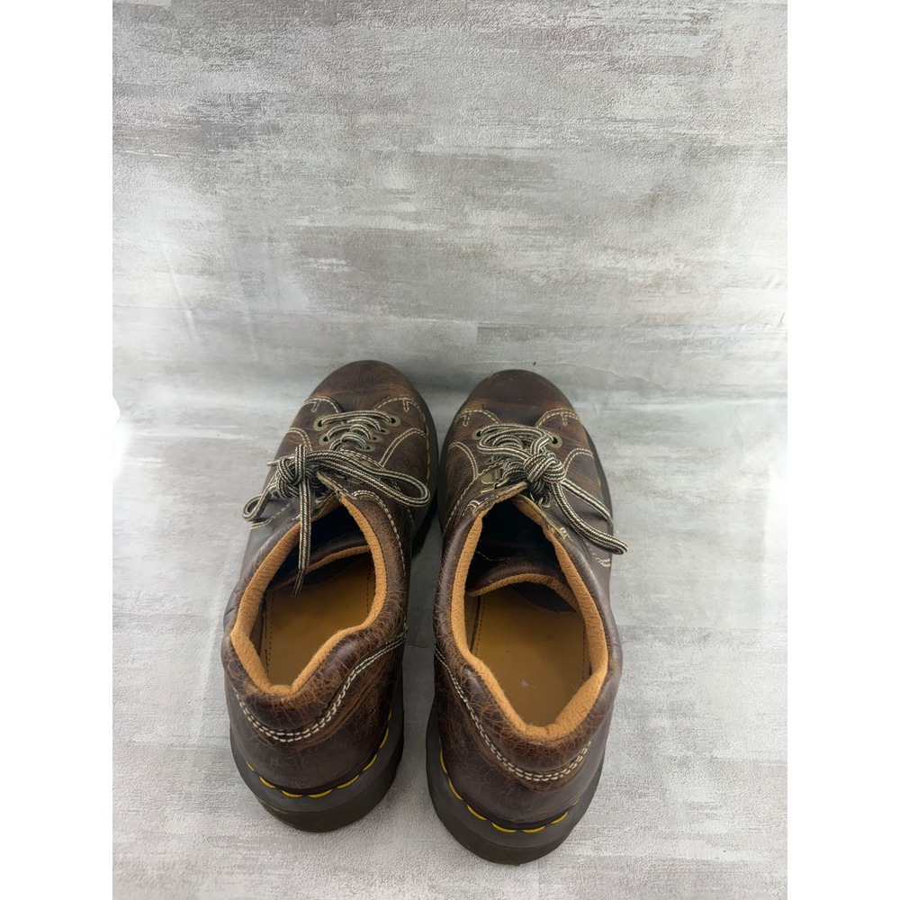Dr Martens 10940 Brown Leather Lace Up Lug Sole Oxford Shoes Men Sz 10 - Picture 6 of 11